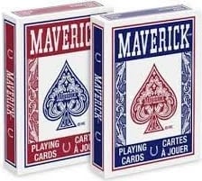 Letra loje Bicycle Maverick 52 copë, kuqe/kaltër