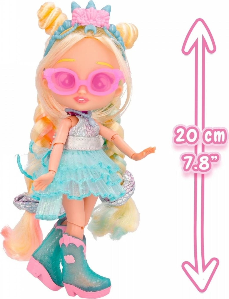 Kukull Cry Babies BFF Stella me kitarë, 20 cm, për vajza