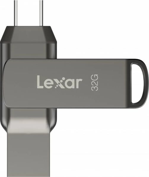 Pendrive Lexar Dual Drive D400 32GB, USB-C/A 3.1, Gri
