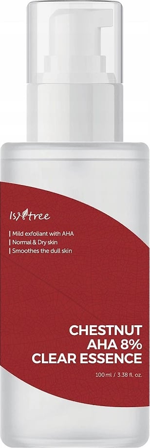 Essence për fytyrë për femra Isntree Chestnut AHA 8% Clear Essence, 100ml