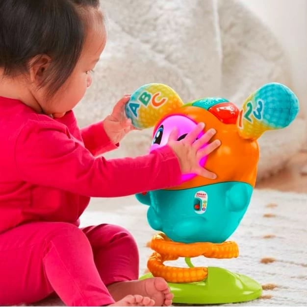 Lodër edukative interaktive Fisher Price DJ Bouncin’ Beats HND41, shumëngjyrëshe