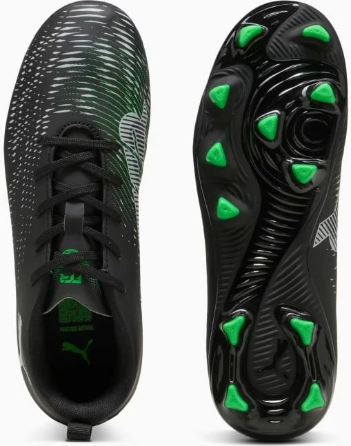Çizme futbolli për fëmijë Puma, të zeza