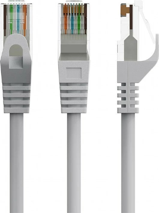 Kabllo rrjeti Gembird PP6U-CU-1M CAT6, 1m, Gri