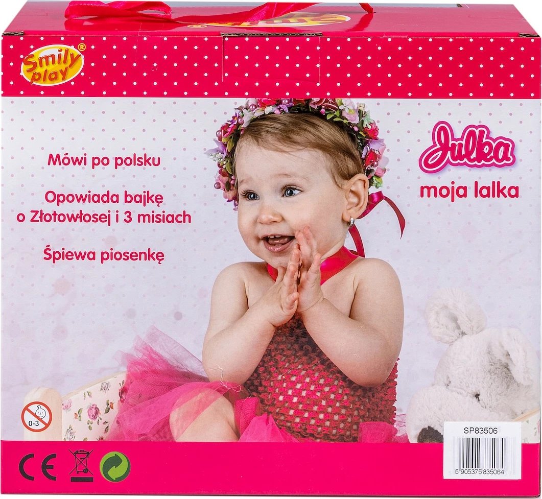 Kukull Julka kuzhiniere Smily Play SP83505 me aksesorë, për vajza