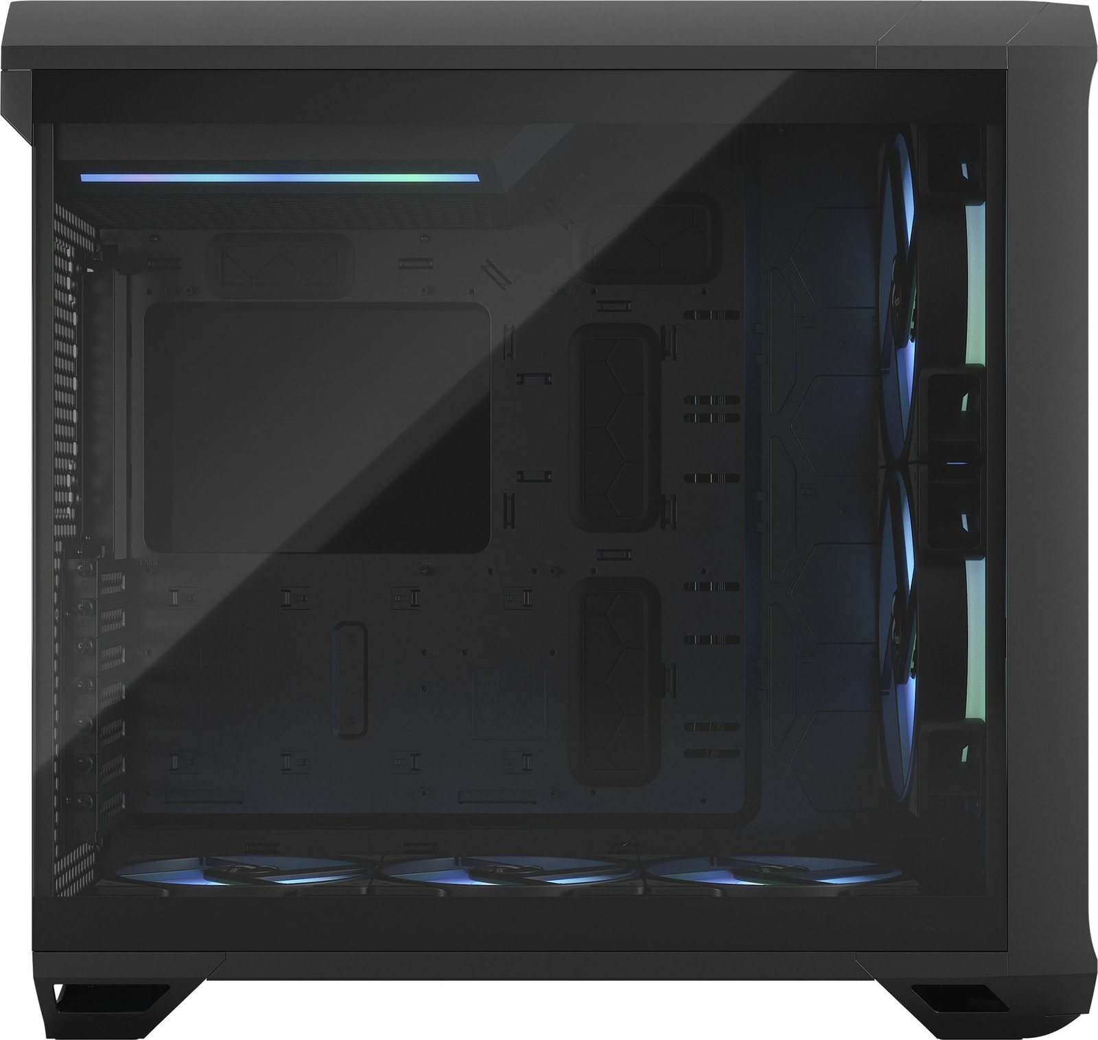Kasë Fractal Design Torrent, Tower, PC, ATX, EATX, ITX, micro ATX, SSI CEB, Tempered glass, Gaming, e zezë Kasë Fractal Design Torrent, Tower, PC, ATX, EATX, ITX, micro ATX, SSI CEB, Tempered glass, Gaming, e zezë