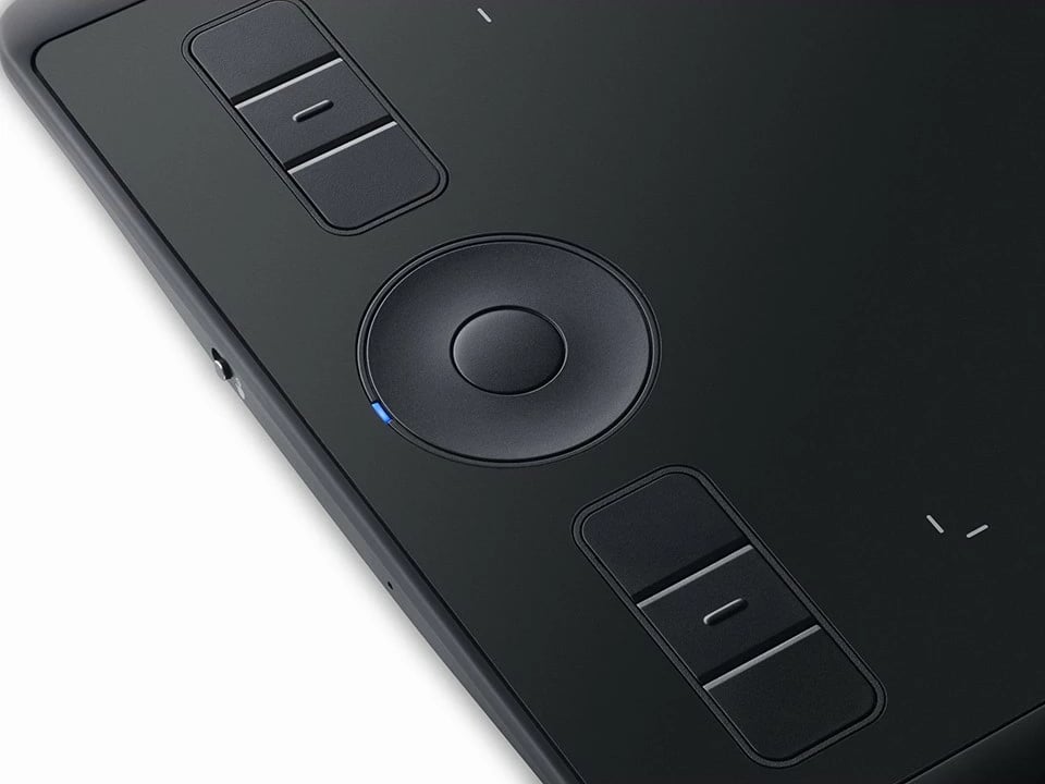 Tablet grafike Wacom Intuos Pro S, Wireless, 5080 lpi, 160 x 100 mm, e zezë