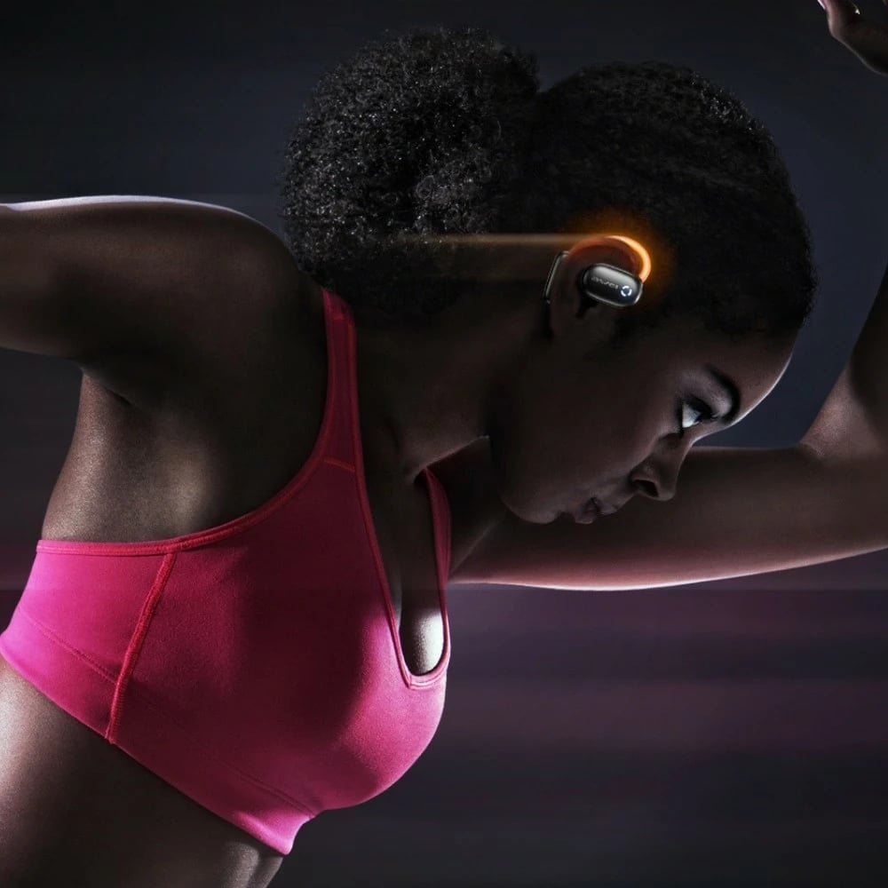 Kufje Bluetooth AWEI TZ13 ANC, BT 5.4, anulim aktiv i zhurmës, grepë veshi, kasë spinner me USB-C, e zezë