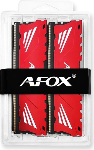 RAM Memorje DDR4 AFOX AFLD432PH1CAD 32GB (2x16GB) 3200MHz CL16 XMP2 me radiator e kuqe