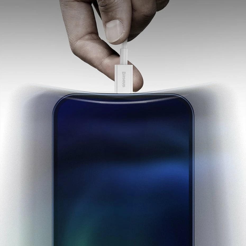 Kabllo Baseus Superior CALYS-A03 USB në Lightning, 1 m, Blu