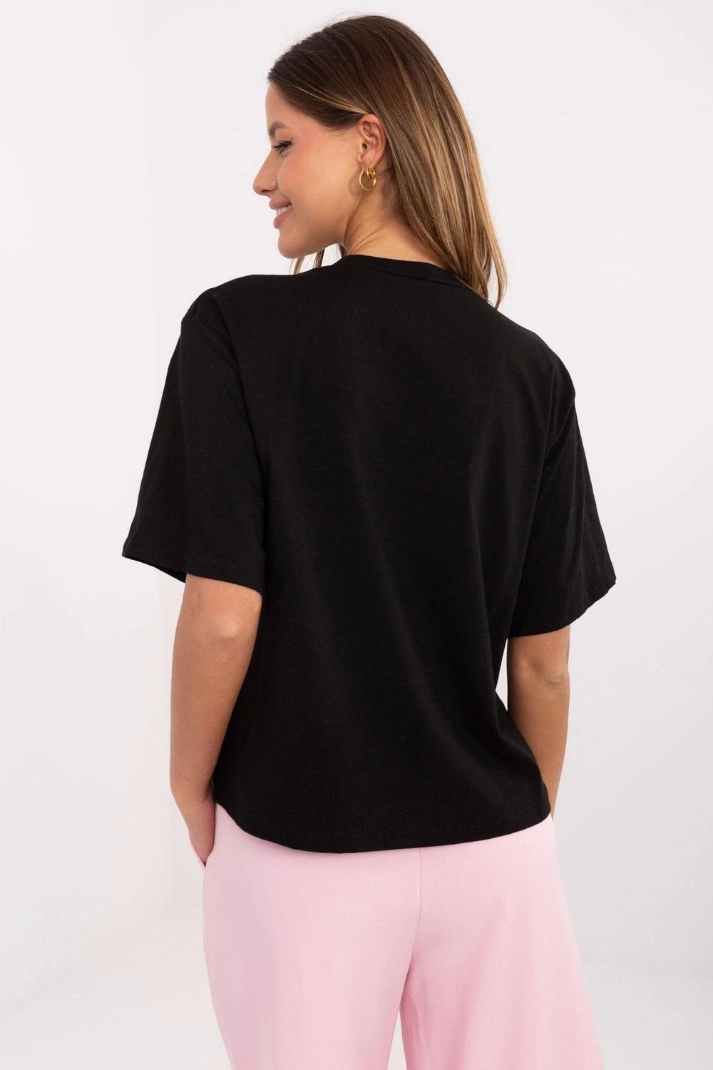 Maicë për femra Italy Moda 208720, e zezë