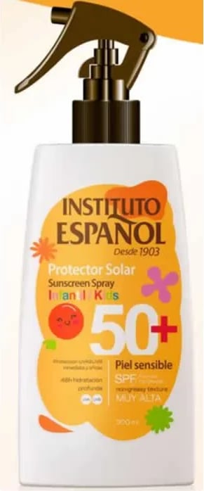 Spray mbrojtës dielli për fëmijë Instituto Español Kids SPF50+, 300ml