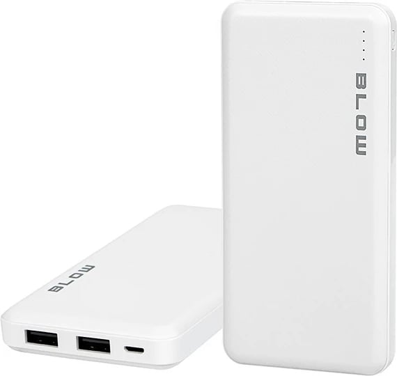 Power bank BLOW PB10A, 10000mAh, i bardhë