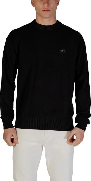 Xhemper për meshkuj Calvin Klein Jeans, i zi