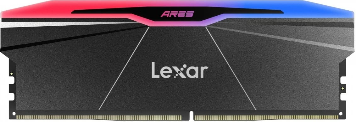 RAM Memorje Lexar ARES RGB DDR5, 32GB (2x16GB), 6000 MHz, CL30, E zezë
