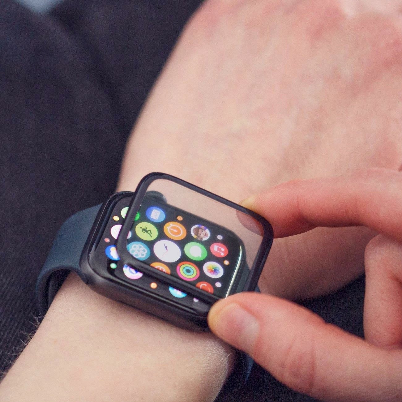 Xham mbrojtës Wozinsky Watch Glass për Realme Watch 2 Pro, i zi