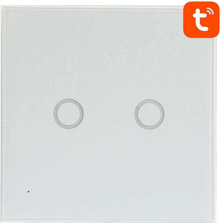 Switch i mençur Neo NAS-SC02WE, 2 kanale, WiFi, i bardhë
