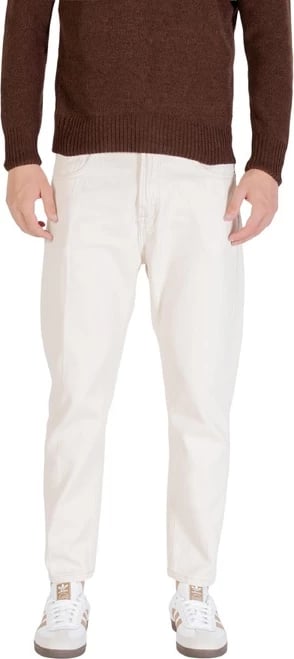 Pantallona Gianni Lupo jeans për meshkuj, të bardha