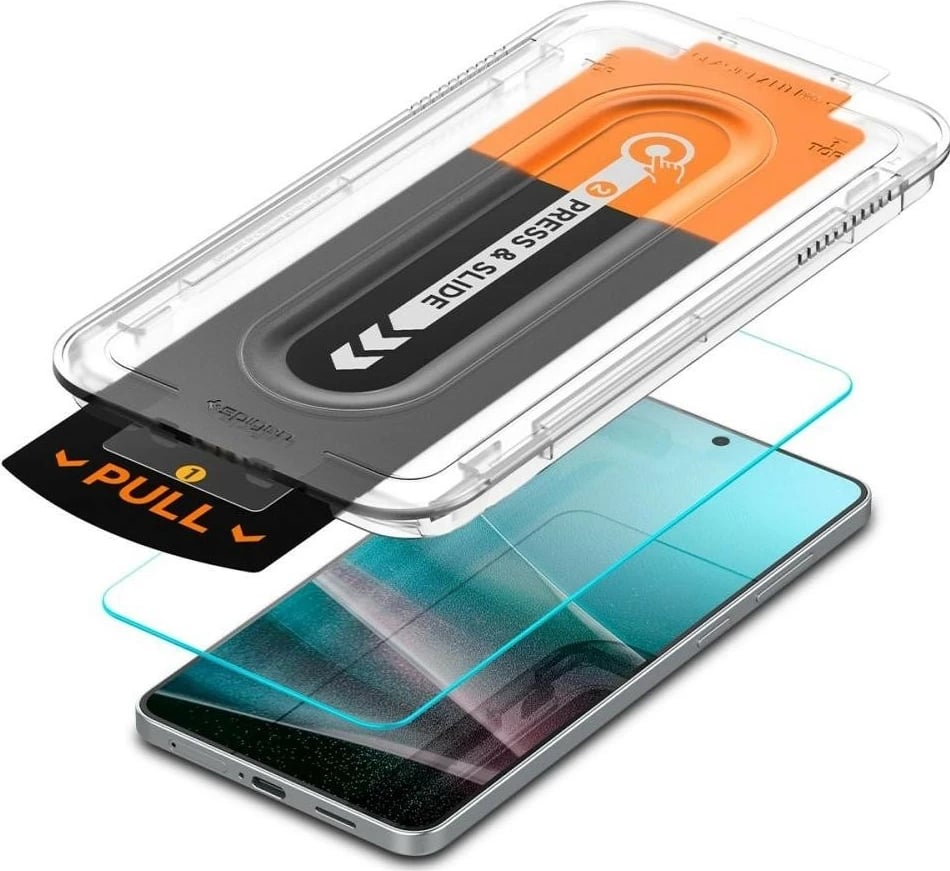 Qelq mbrojtës Spigen Glas.TR EZ Fit Pro për Samsung Galaxy S25 Edge transparent