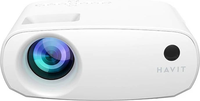 Projektor wireless Havit PJ207 PRO, 1280x720p, Android TV 9.0, Wi-Fi, Bardhë