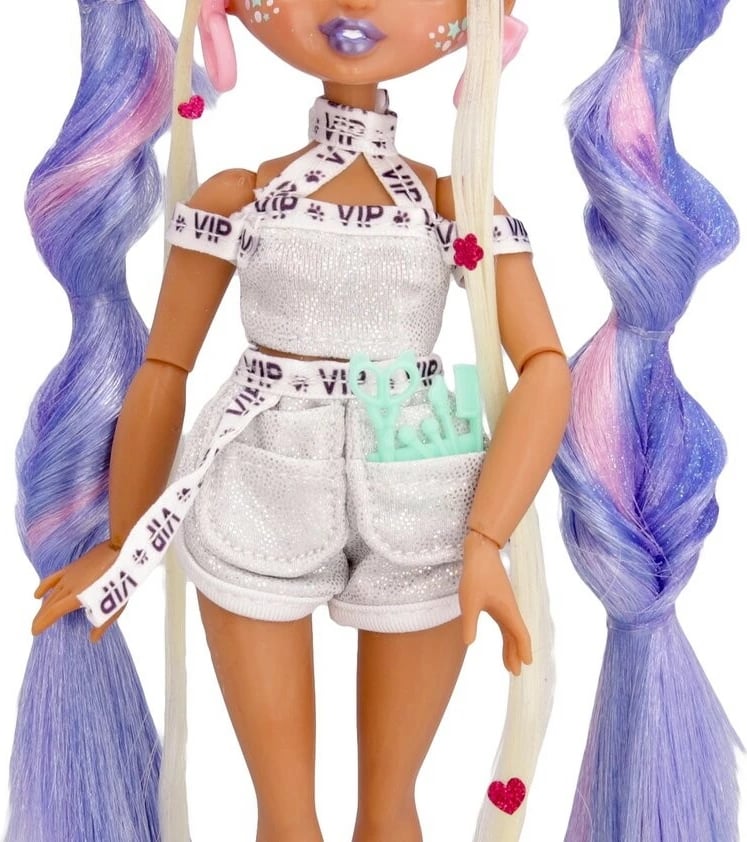 Kukull VIP Pets Hair Academy Hailey, Tm Toys, 30 cm, me aksesorë flokësh, shumëngjyrëshe
