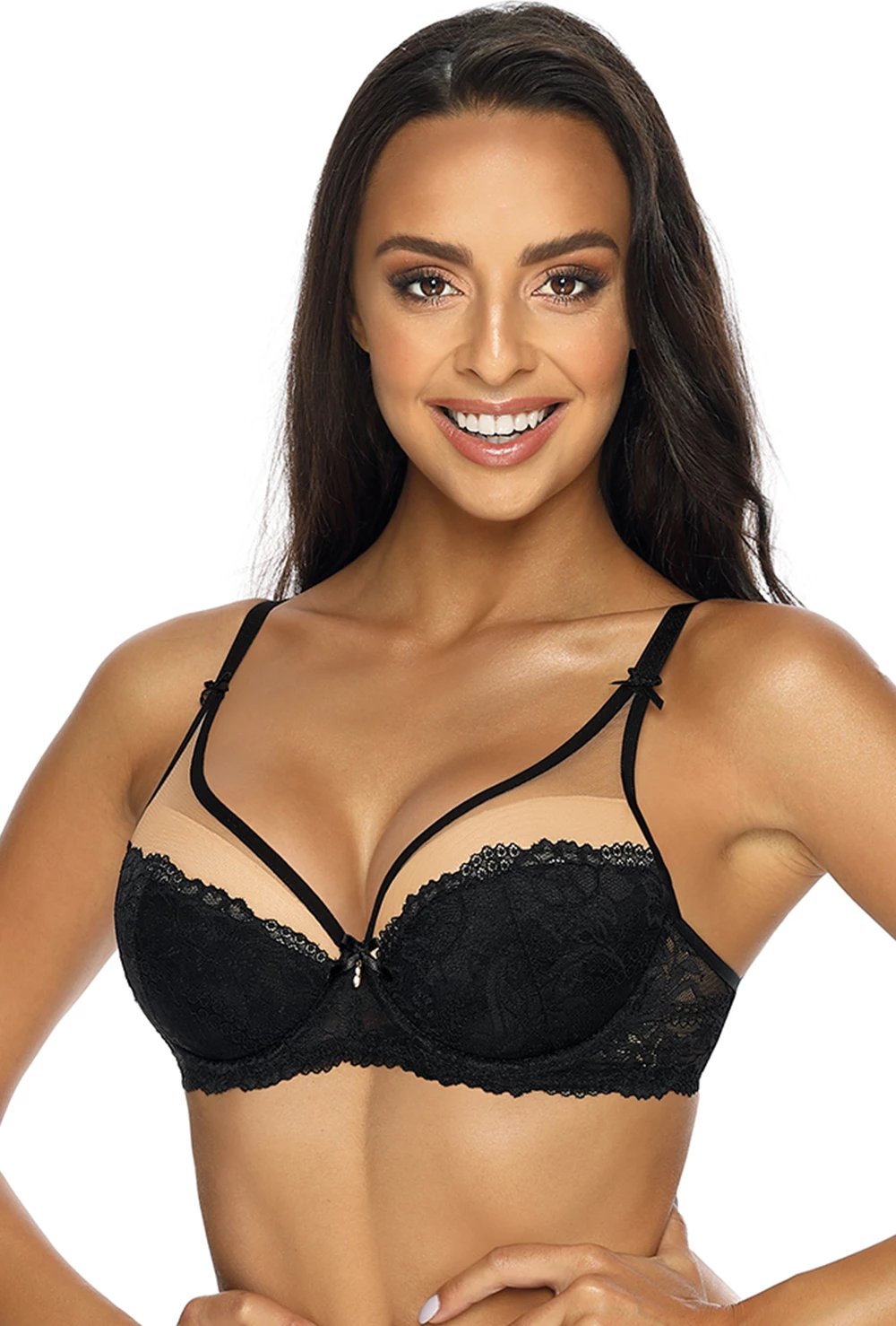 Sutjenë push-up Mat 153146, e zezë
