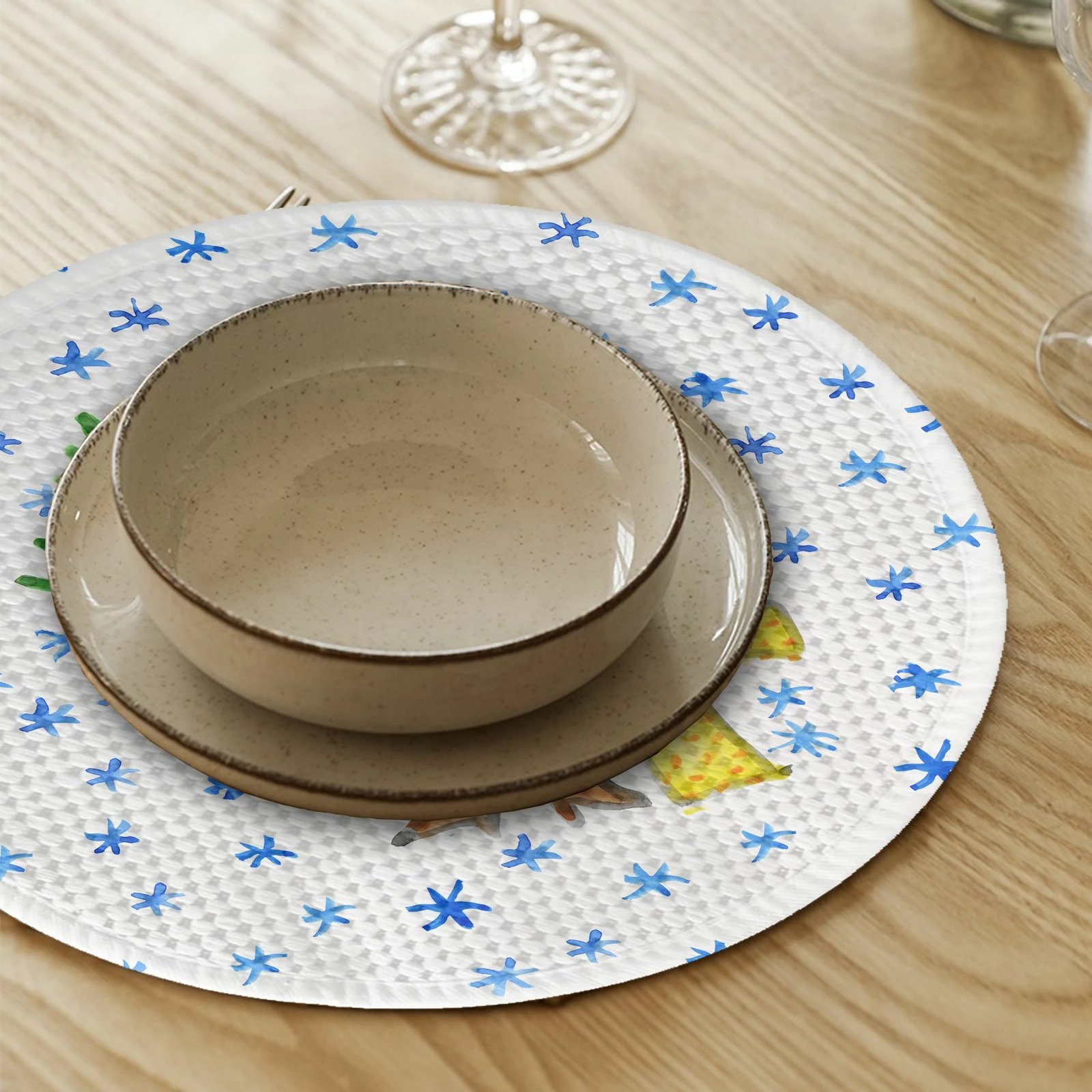 Set nënshimesh tavoline Hermia Concept, shumëngjyrëshe, 2399Supla, 4 copë