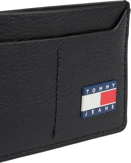 Portofol për meshkuj Tommy Hilfiger Jeans, i zi