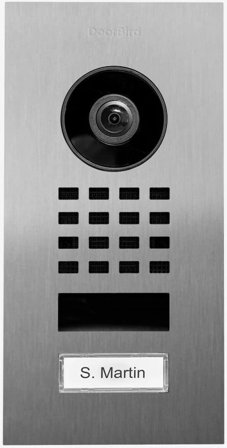 Stacion video IP DoorBird D1101V, nën suva, çelik inox