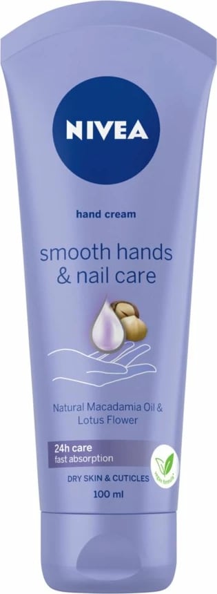 Krem për duar dhe thonj Nivea Smoothing Hand and Nail Cream për femra, 100ml