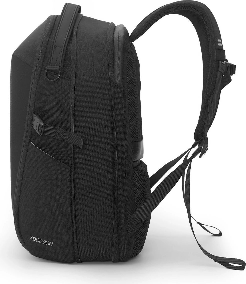 Çantë shpine XD DESIGN Bizz Backpack P705.931, 18-25L, për laptop 16", e zezë