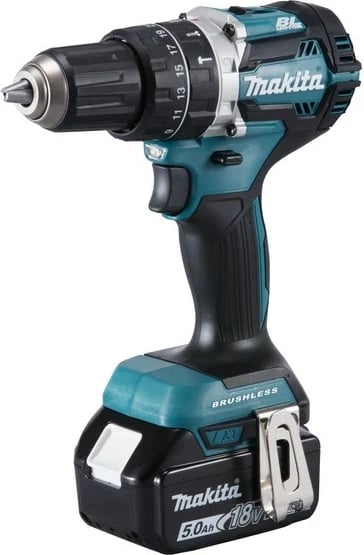 Makita DHP484RTJ makinë shpimi pa çelës, 1.8 kg, Zi, Blu