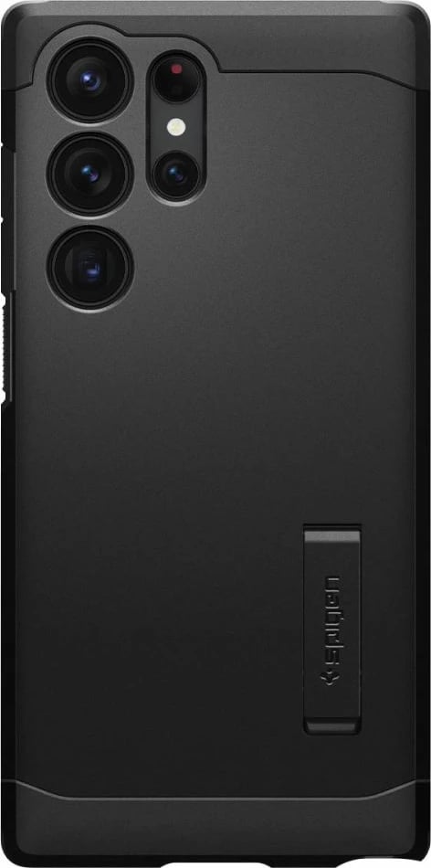 Mbështjellës Spigen Tough Armor për Samsung Galaxy S23 Ultra, i zi