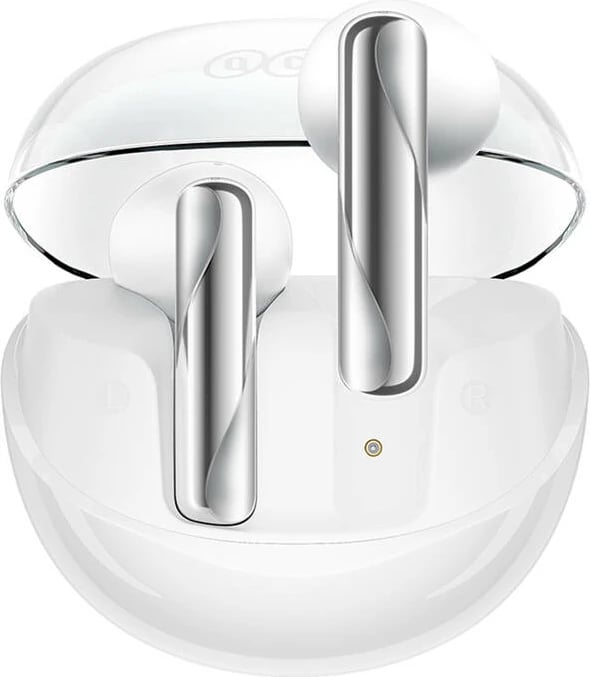Kufje TWS QCY AilyBuds Clear T32, të bardha