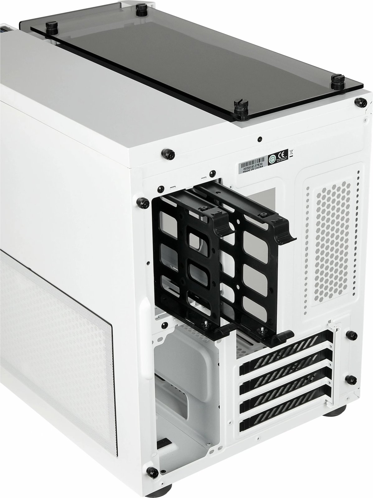 Kasë Corsair Crystal 280X, micro ATX, xham i temperuar, e bardhë