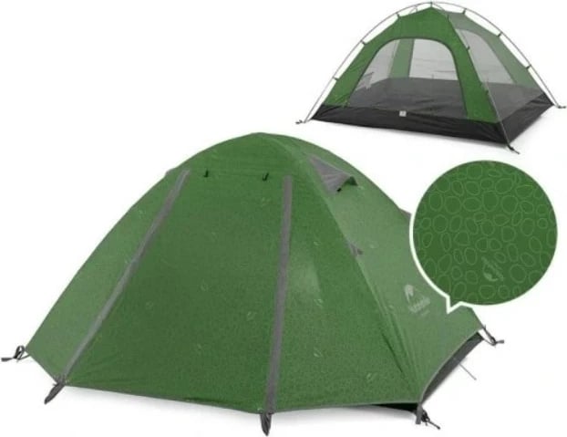 Tendë Naturehike P-SERIES 4 UV NH18Z044-P, Green