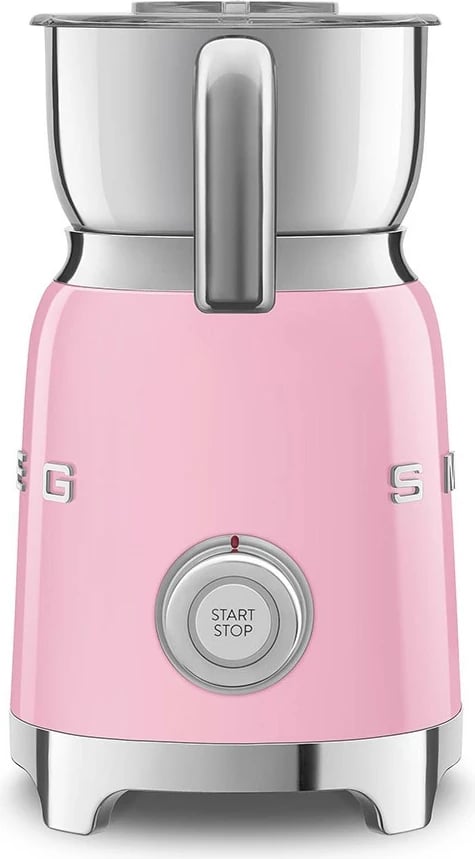 Shkumues qumështi SMEG 50's Style, rozë
