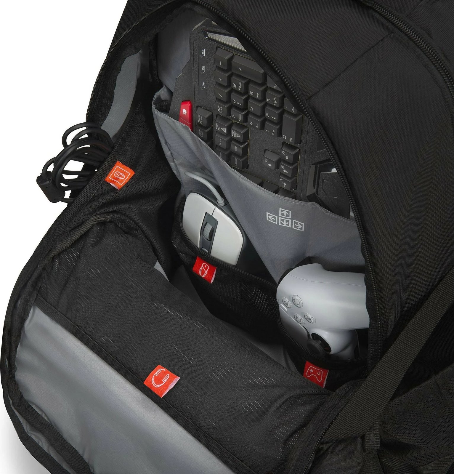 Çantë shpine DICOTA CATURIX FORZA eco 17.3", 28.5L, e zezë