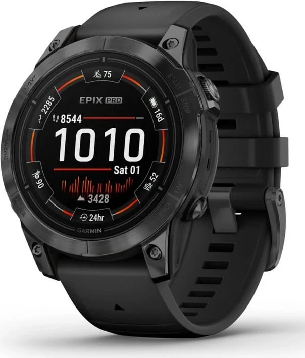 Smartwatch Garmin epix Pro (Gen 2), 32 GB, AMOLED, e zezë