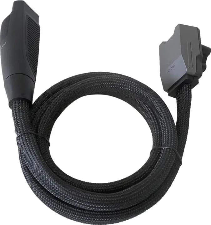 Kabllo lidhëse EcoFlow, model 5008004055, për Power Hub dhe Smart Home Panel, e zezë