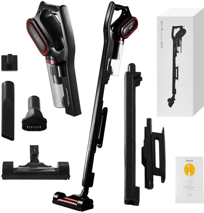 Fshesë elektrike Deerma DX700 PRO, dore dhe vertikale, 650W, 0.8L, e zezë