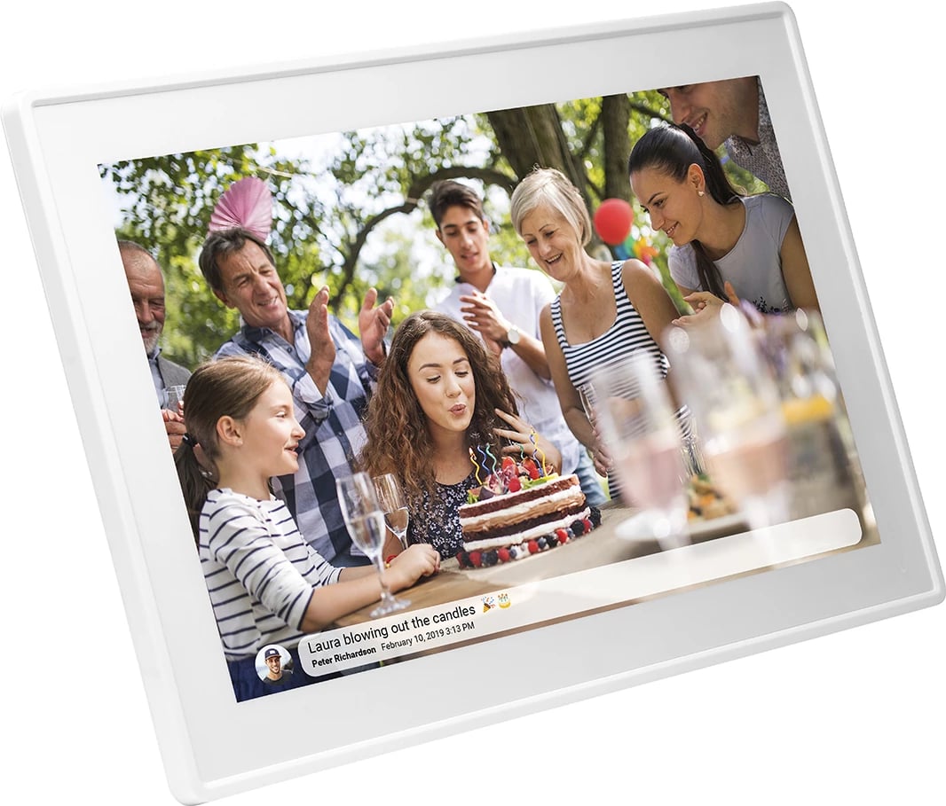 Kornizë digjitale Denver Frameo PFF-1515W, 15.6", 16 GB, Full HD, e bardhë