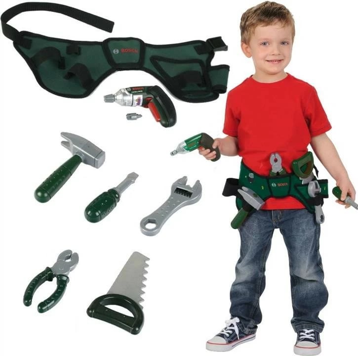 Set lodrash pas me vegla Klein Bosch II, për fëmijë, Jeshile
