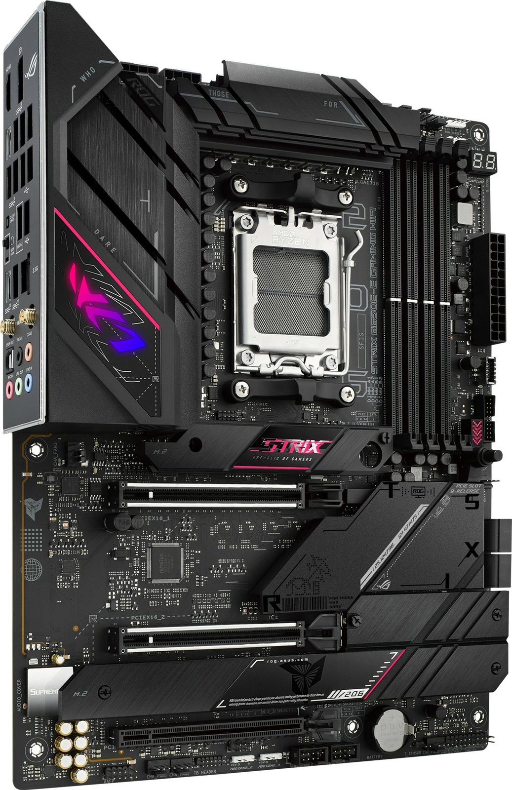 Pllakë amë ASUS ROG STRIX B650E-E GAMING WIFI, Socket AM5, DDR5-SDRAM, 128 GB
