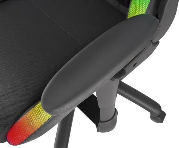 Karrige gaming Genesis Trit 500 RGB, Eco lëkurë dhe tekstil, e zezë