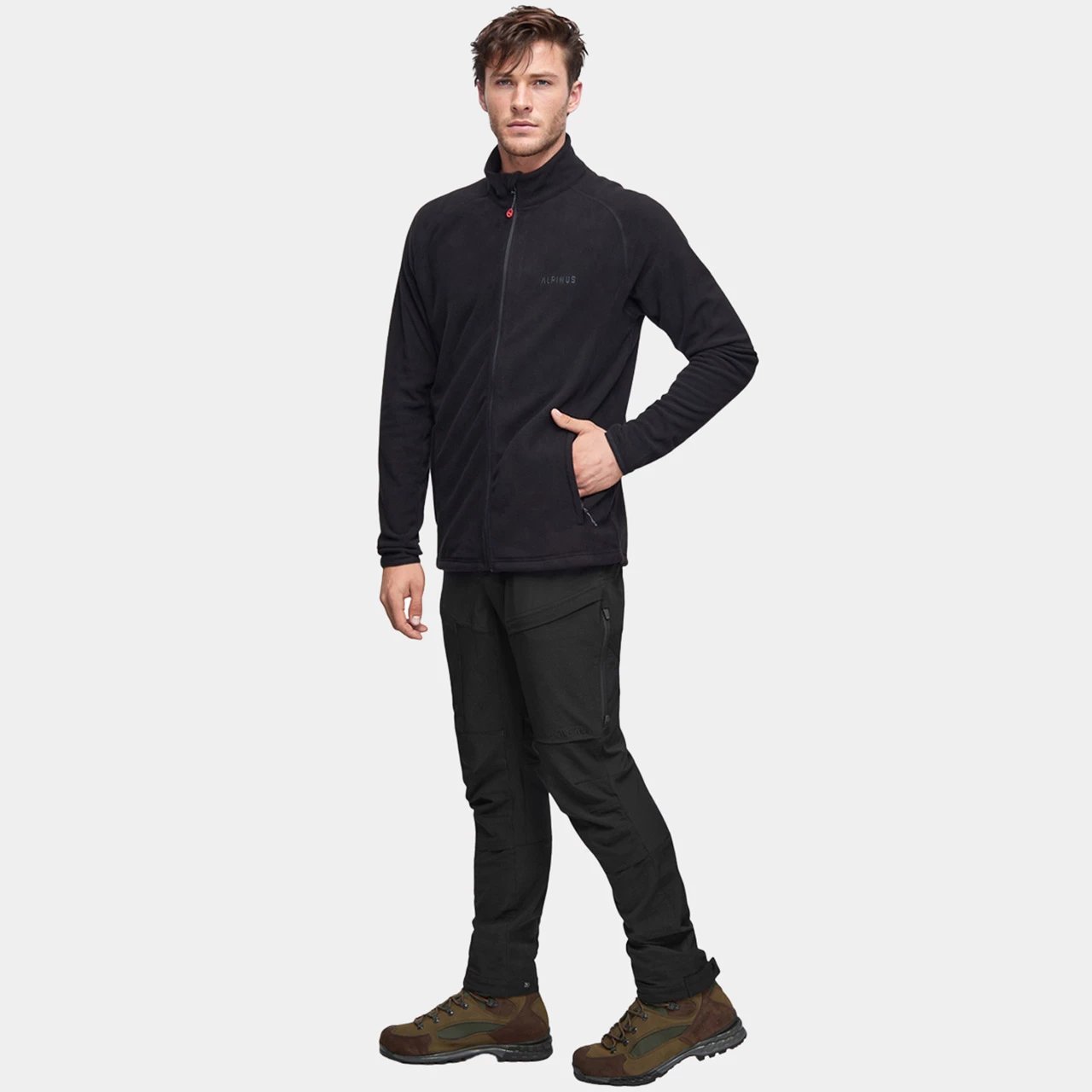 Duks fleece për meshkuj Alpinus, i zi