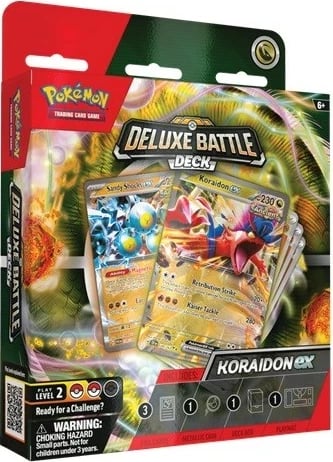 Kartë lojë Rebel Pokemon Koraidon/Miraidon deluxe 58307