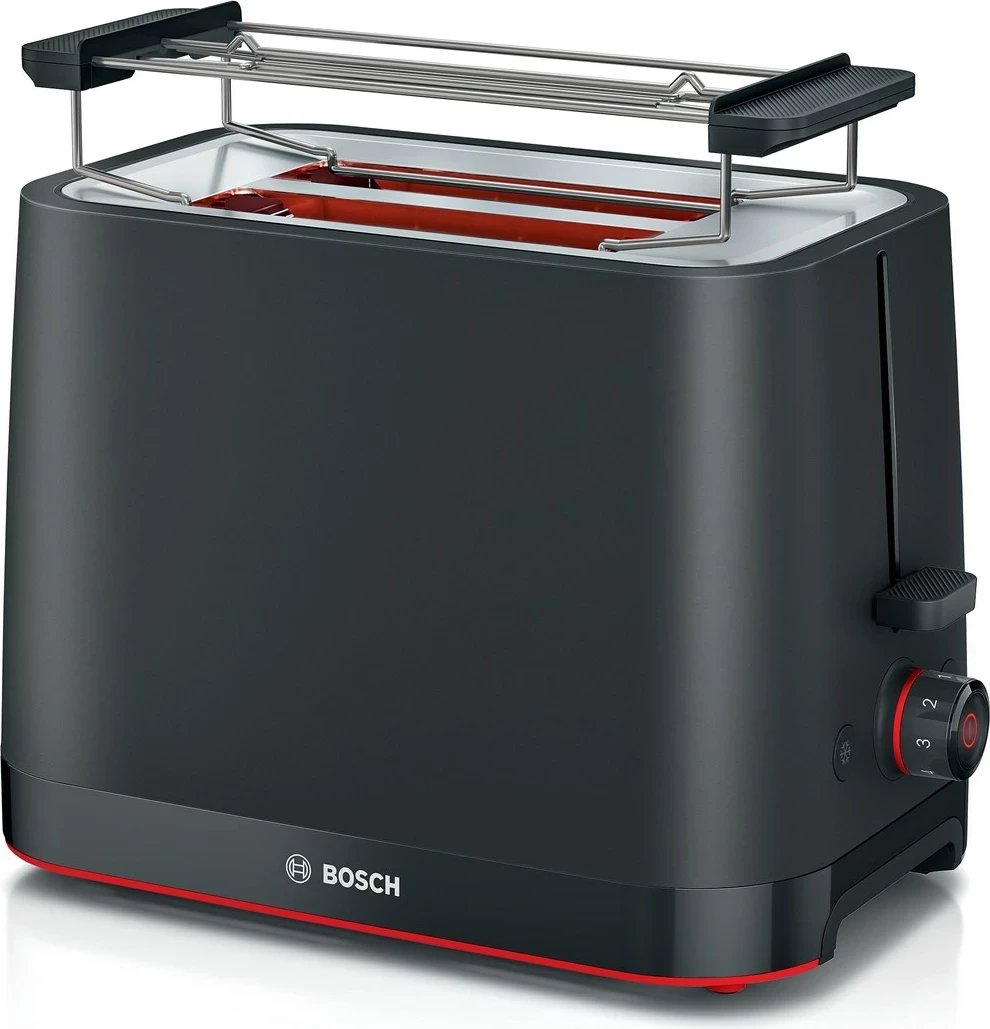Toaster Bosch TAT3M123, 950 W, 2 feta, E zezë
