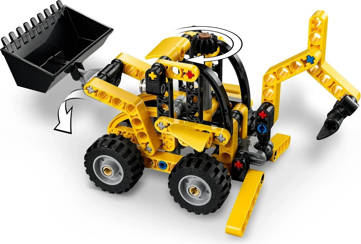 Set LEGO Technic 42197, për fëmijë 7+ vjeç, 104 pjesë, Verdhë