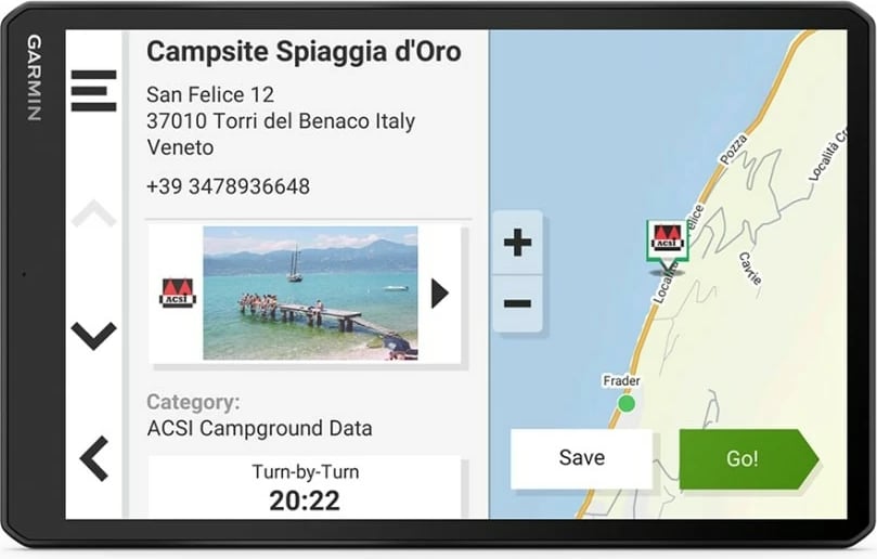 Navigacion GPS Garmin Camper 1095, 32GB, 10.1", i zi
