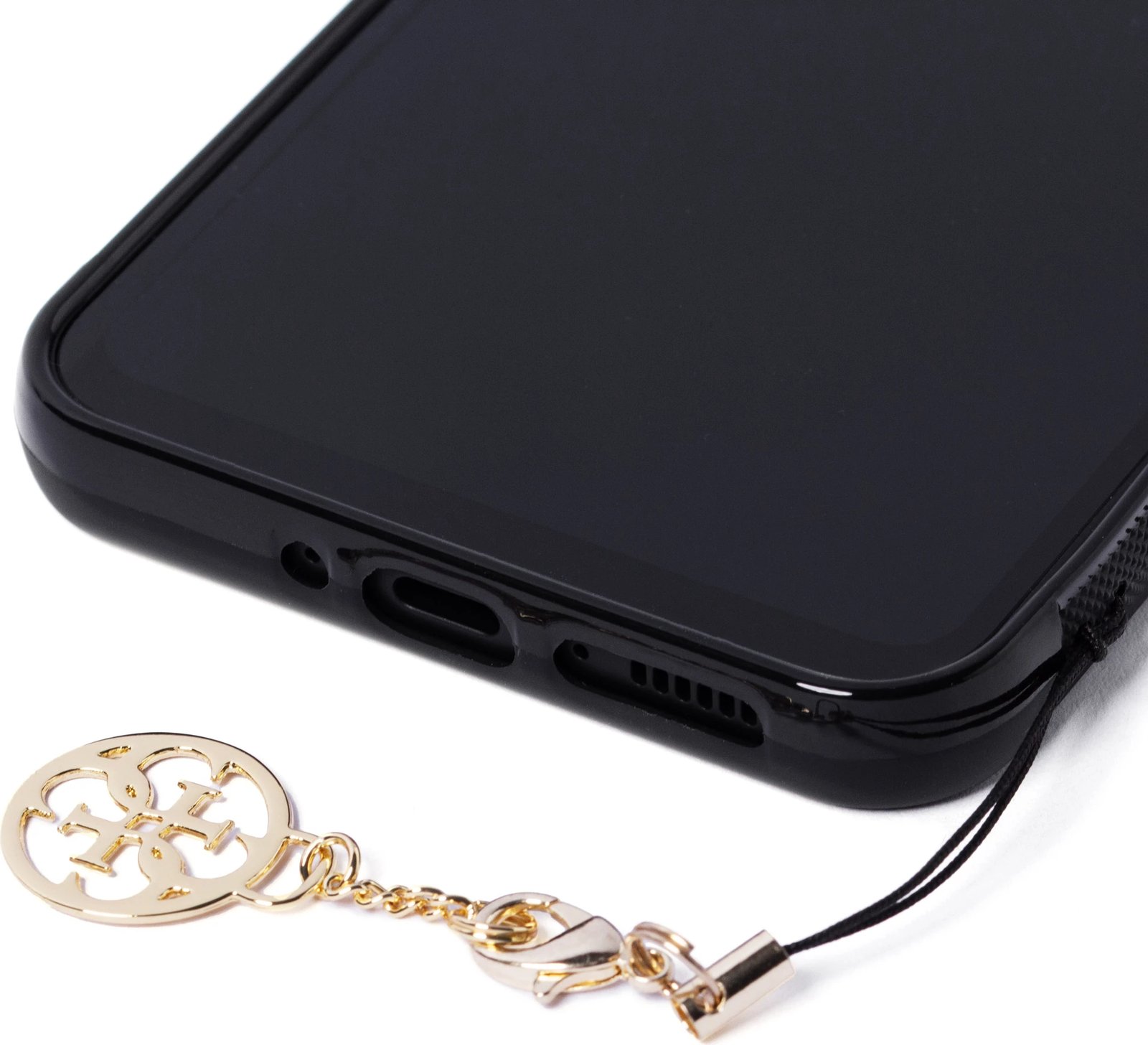 Mbështjellës Guess 4G Charms për Samsung Galaxy A34 5G, kafe